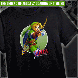 Remera "The Legend of Zelda: Ocarina of Time 3D"