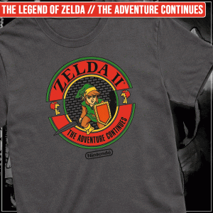 Remera "The Legend of Zelda: The Adventure Continues"