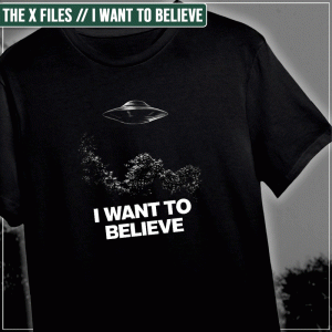 Remera "The X Files: I Want To Believe"