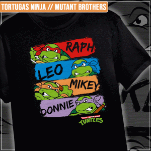 Remera "Tortugas Ninja: Mutant Brothers"