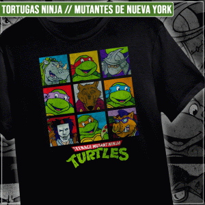 Remera "Tortugas Ninja: Mutantes de Nueva York"
