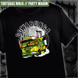 Remera "Tortugas Ninja: Party Wagon"
