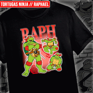 Remera "Tortugas Ninja: Raphael"