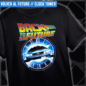 Remera "Volver al Futuro: Clock Tower"