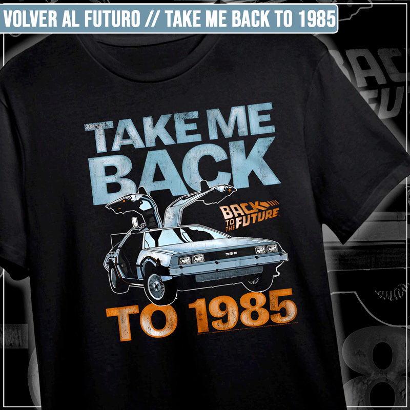 Remera "Volver al Futuro: Take Me Back to 1985"